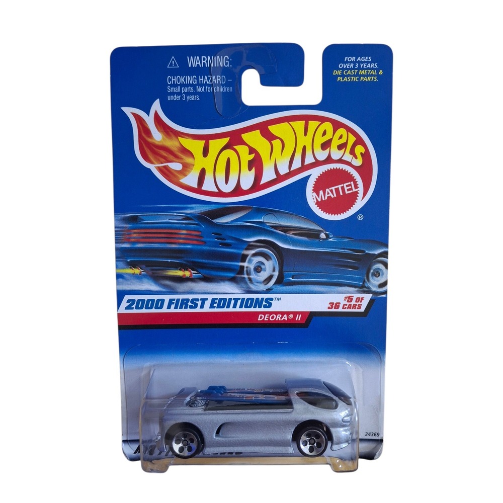 Hot Wheels‎ 2000 First Editions Deora II Silver 5/36 Diecast Car Mattel 24369